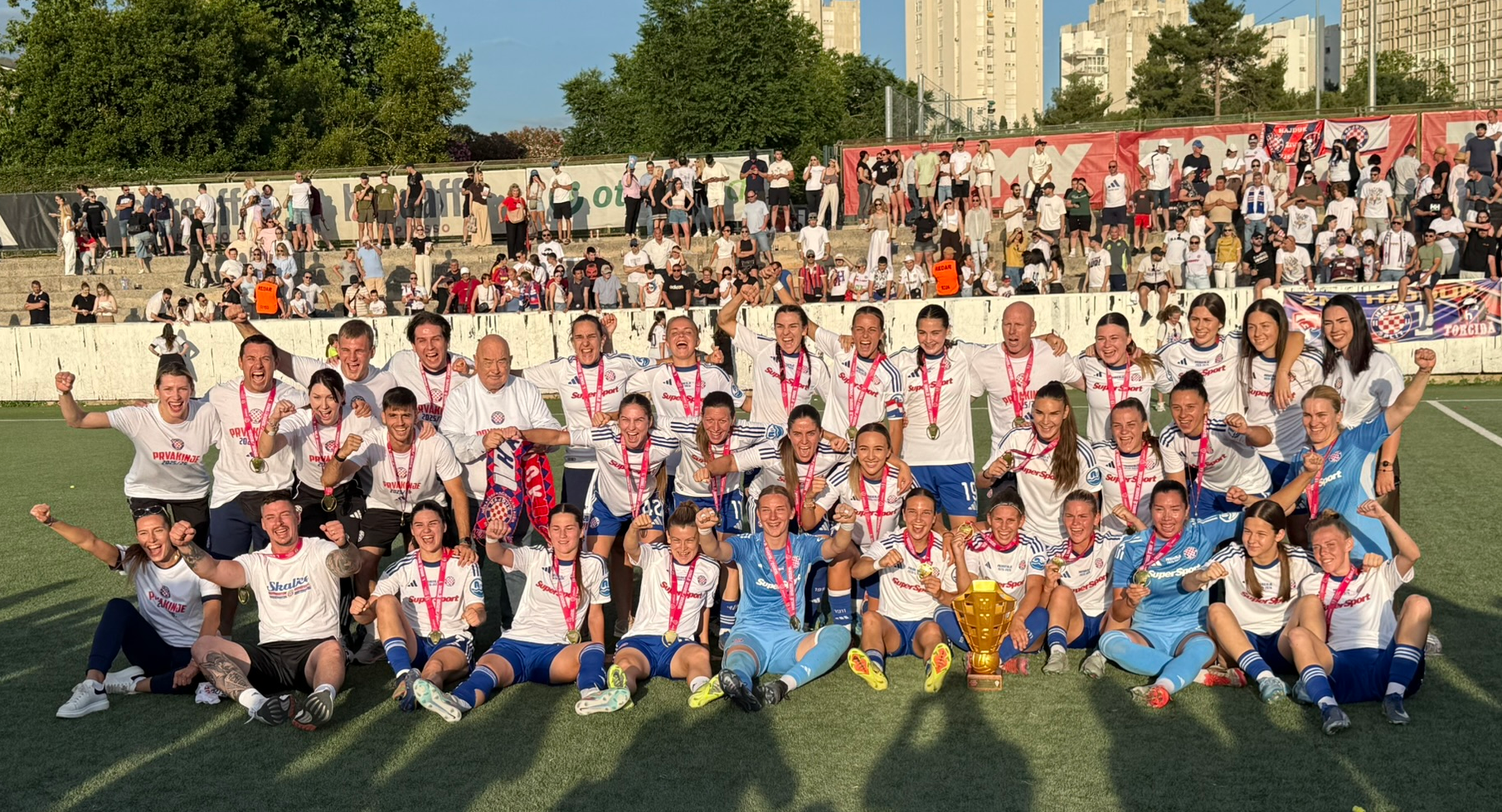 Hajdučice proslavile naslov prvakinja Hrvatske! 🏆🤗
